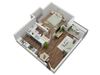 Cozy 1 bedroom apartment with a balcony